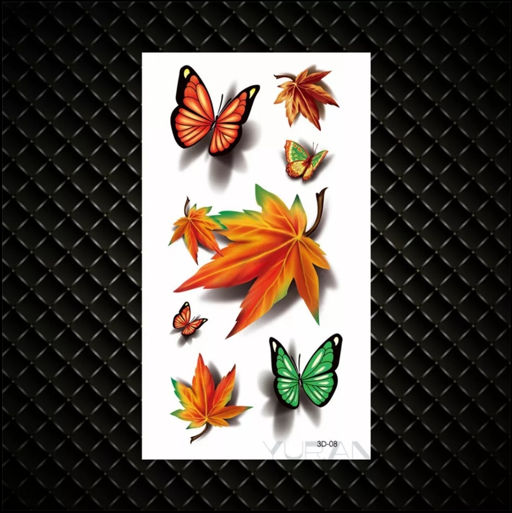 🎉HP🎉3D Temporary Tattoos 🦋🍁